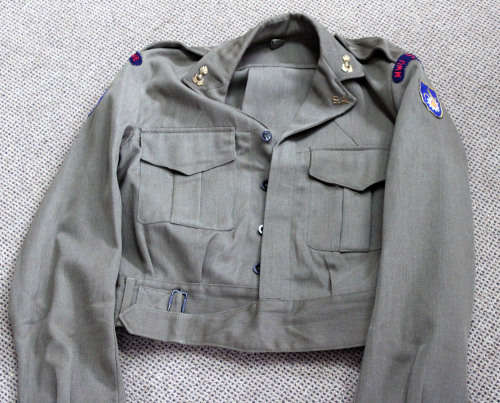 SADF uniform with a bunny jacket
