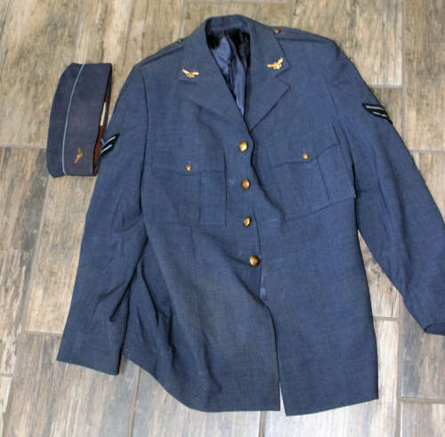 South African Air Force tunic and side cap