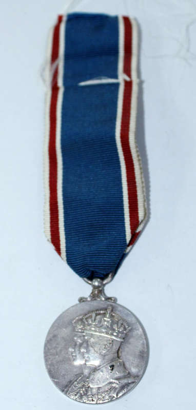 Full size George VI coronation medal 1937