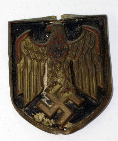 WW2 German pith helmet badge