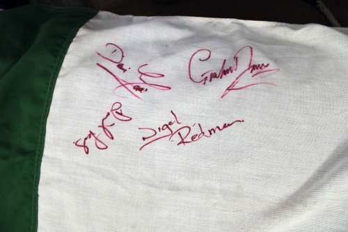 Signed Navy Ensign
