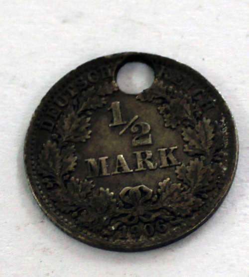 1906 Deutsche Reich 1/2 mark