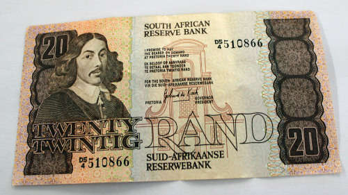 South African R20 note