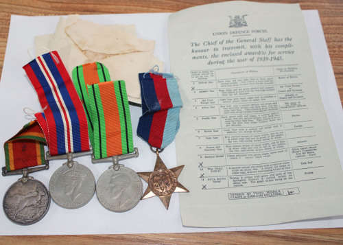 Complete WW2 medal group -Army Postal Services
