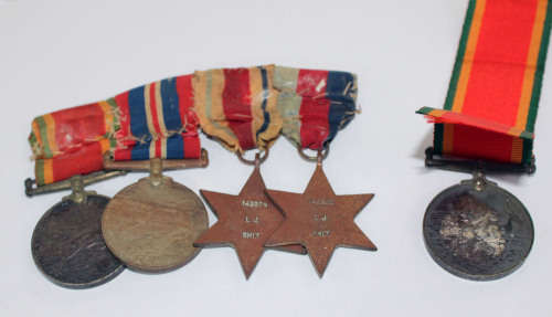 WW2 huband and wife medal group