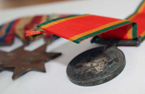 WW2 huband and wife medal group