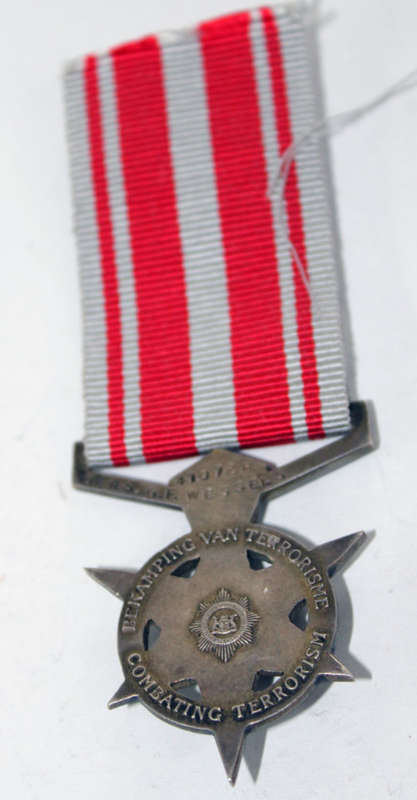 SAP Medal for Combatting Terrorism with bar