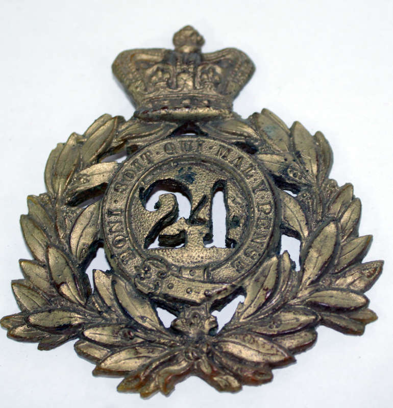 Resin copy 24th Regiment of Foot badge