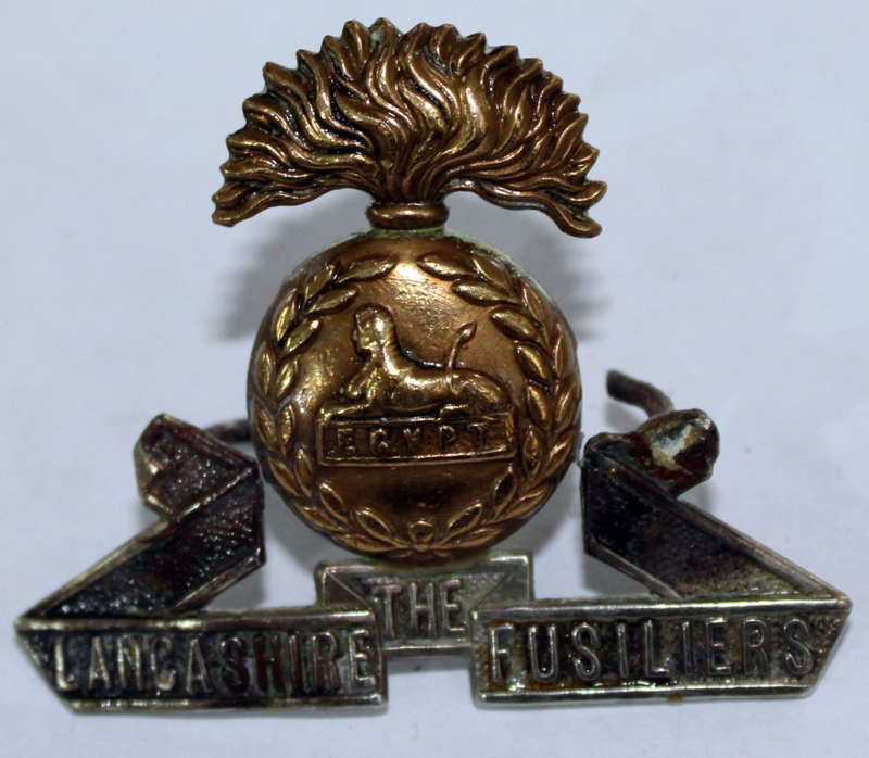 Lancashire Fusiliers cap badge (no pins)