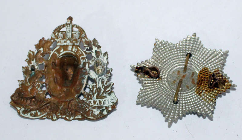 Canadian badge lot (pins missing)
