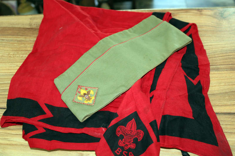 Boy Scouts of America cap and scarf