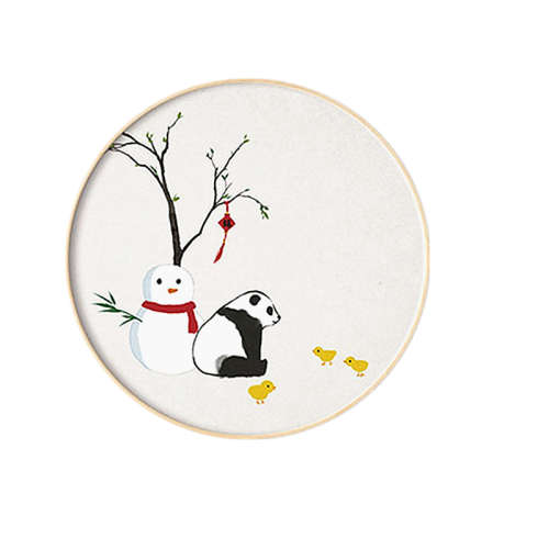 Panda Decorative Painting