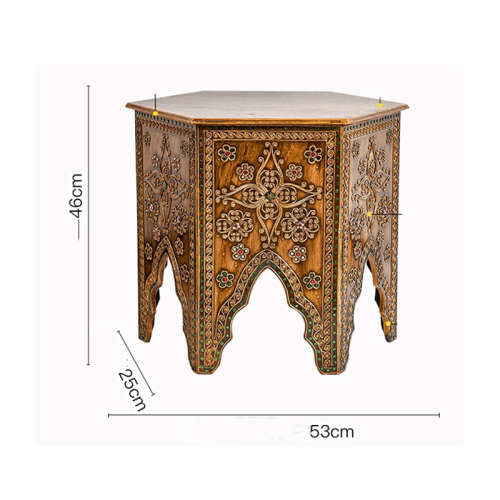Hexagonal coffee table