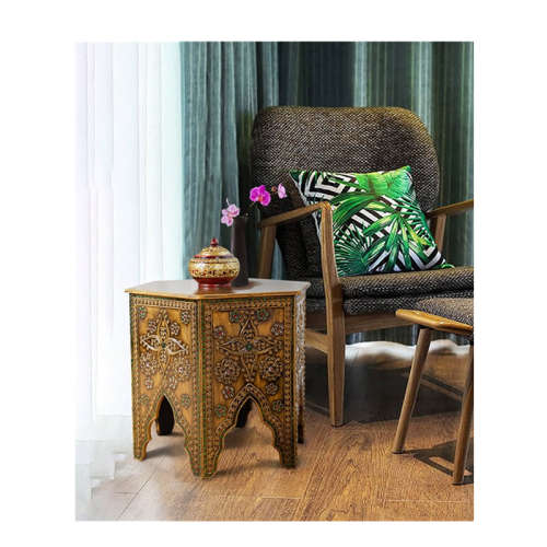 Hexagonal coffee table