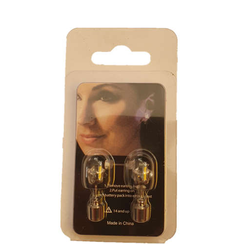 Luminous ear studs