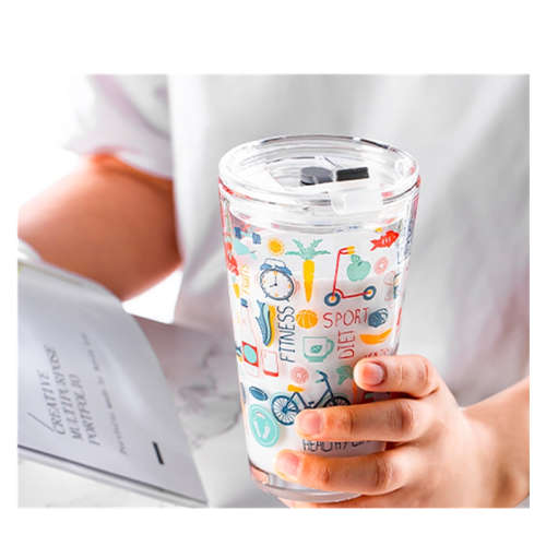 Doodle straw cup