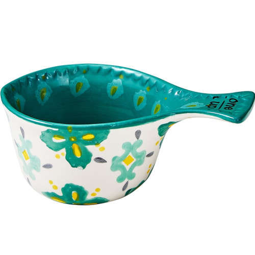 Cute Green Ceramic Measuring Cups Four-Piece Set