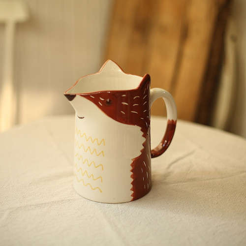 Fox shaped milk jug