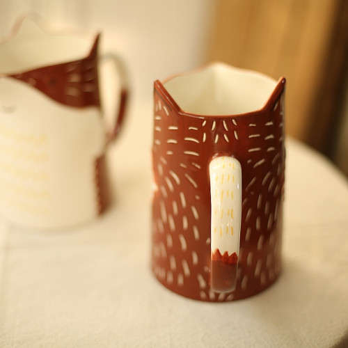 Fox shaped milk jug
