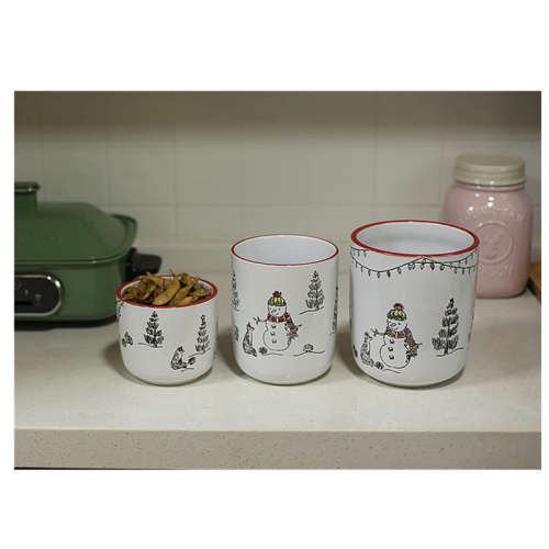 Christmas Series Snack Jar Set of Three