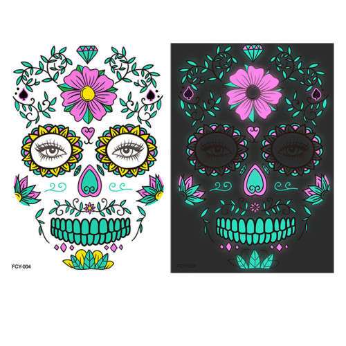 Luminous Facial Tattoo Stickers Set of Four