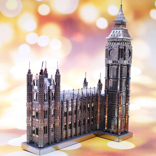 3D Metal Model Big Ben with tools