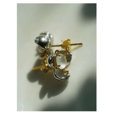 Plum earrings