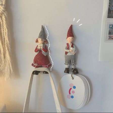 Boy and Girl Creative Hook Pair