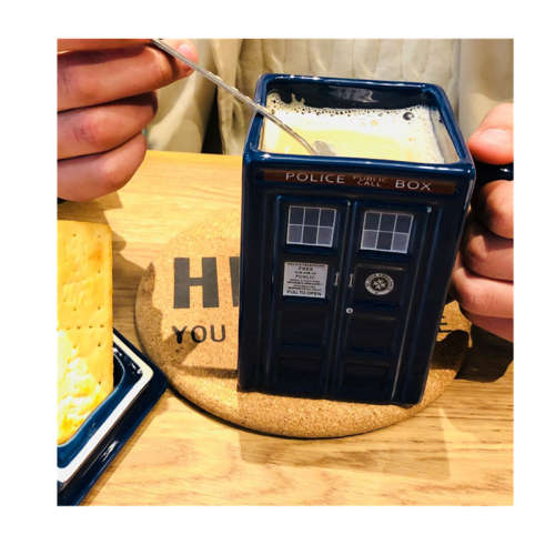 Police Booth Shape Cup