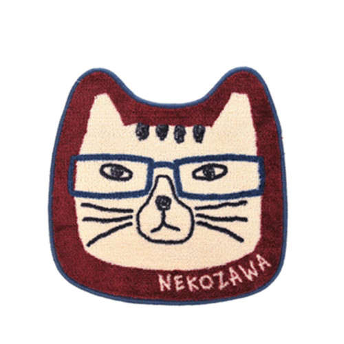 Cat Matilda door mat - Red