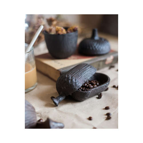 Vintage Iron Storage Box - Standing Acorn