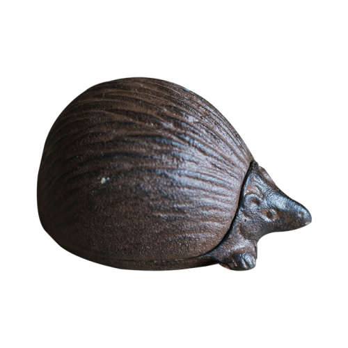 Vintage Iron Storage Box - Hedgehog