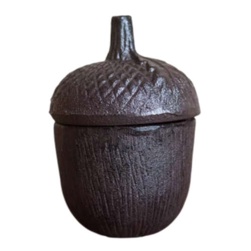 Vintage Iron Storage Box - Standing Acorn