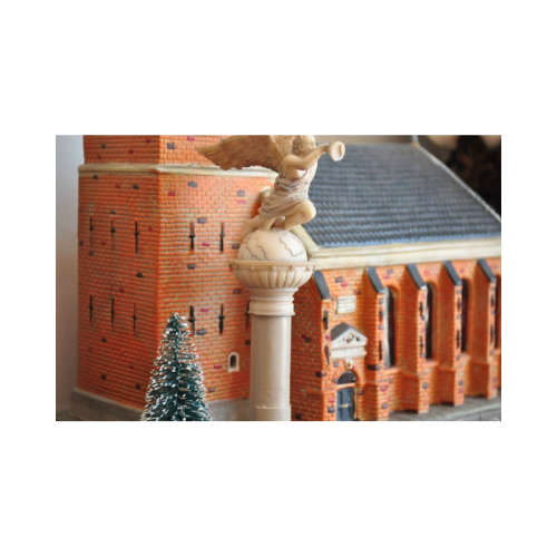 A pair of angel shaped retro Roman columns Ornaments