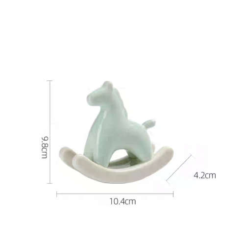 Rocking Horse Ornament - Azure