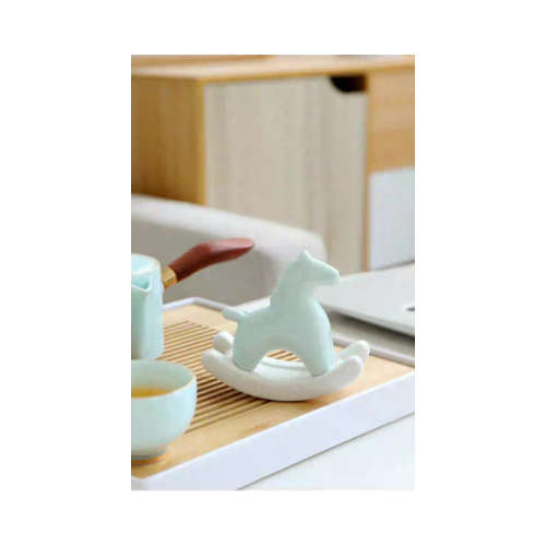 Rocking Horse Ornament - Azure