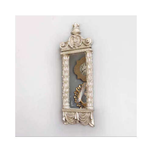 Retro Style Silver Hanging Mirror