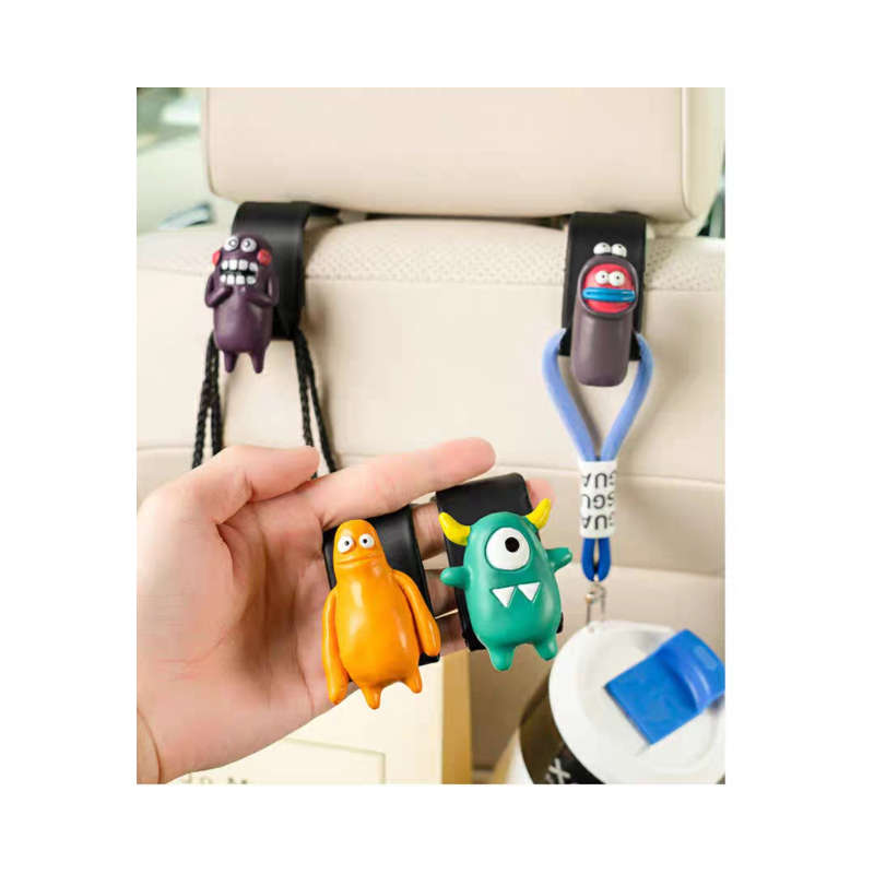 Monster Shape Vehicle Hooks Four-piece Set