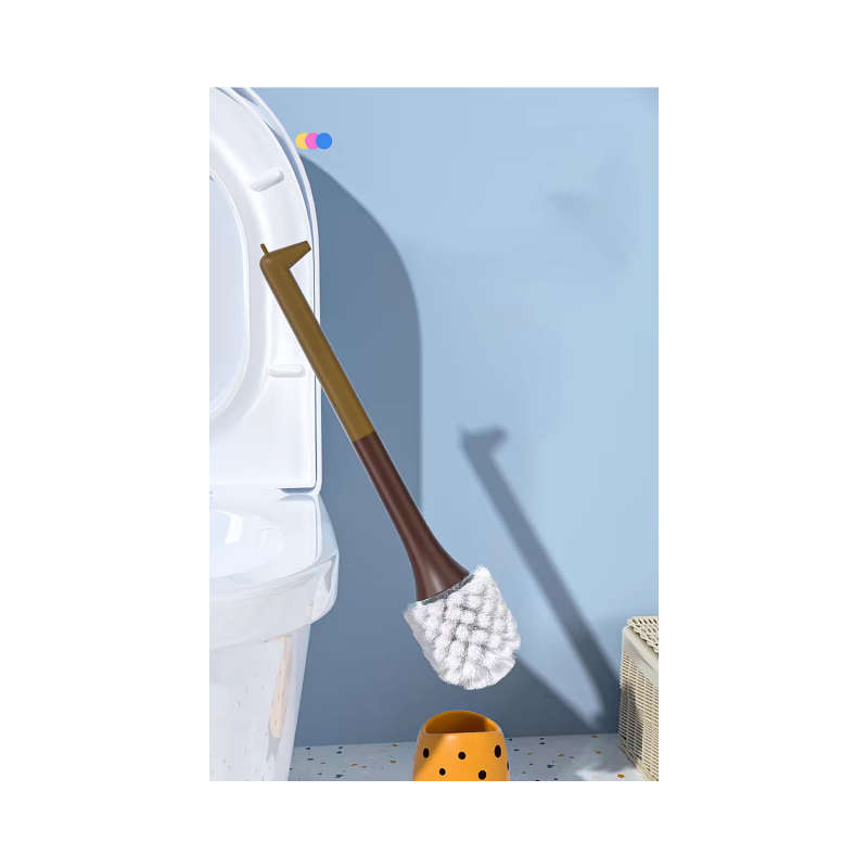 Giraffe toilet brush and holder