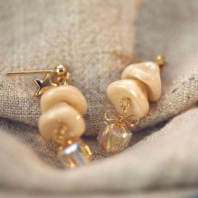 Christmas Carol Series White Christmas Earrings