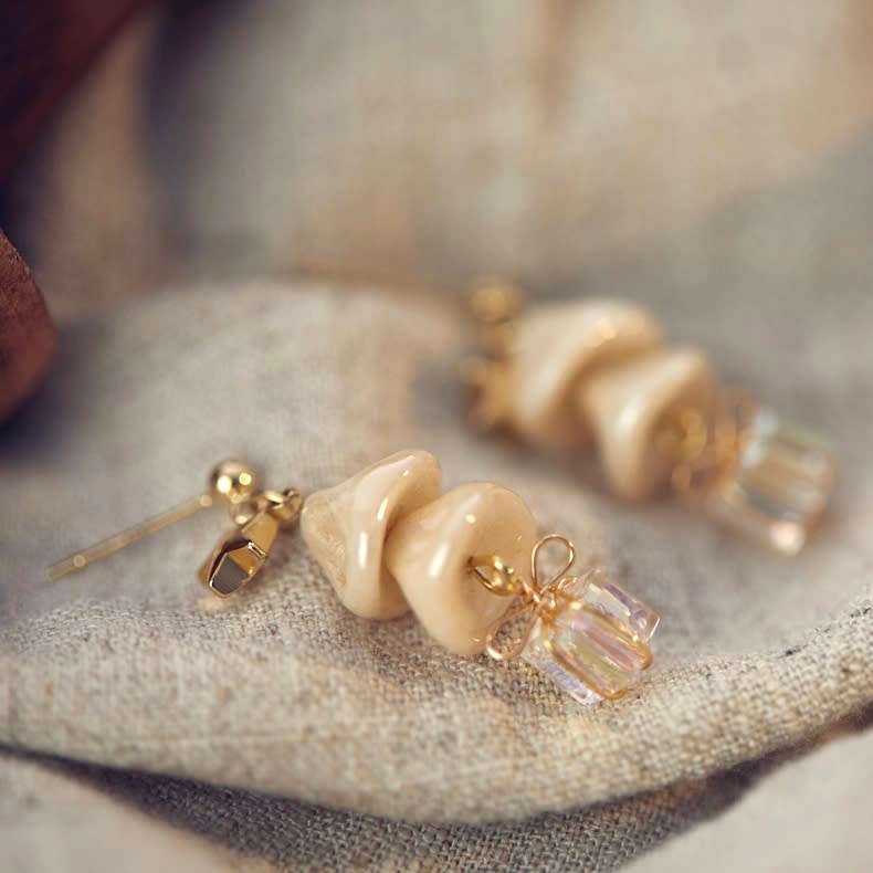 Christmas Carol Series White Christmas Earrings
