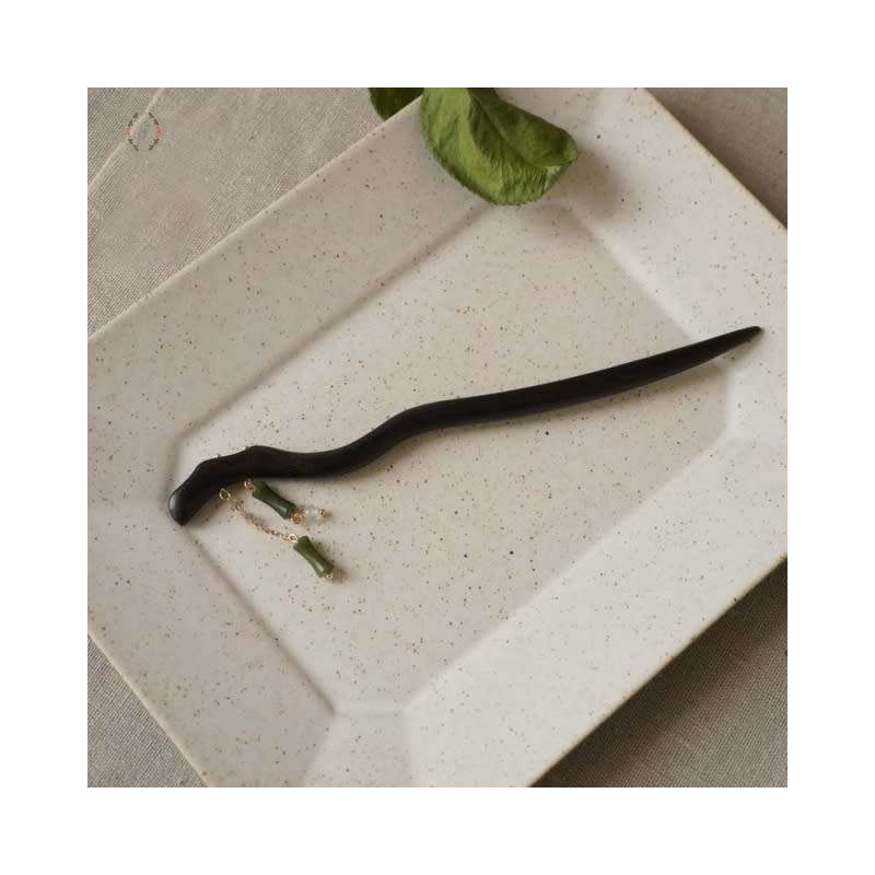 Classical Bamboo Decorative Sandalwood Hairpin