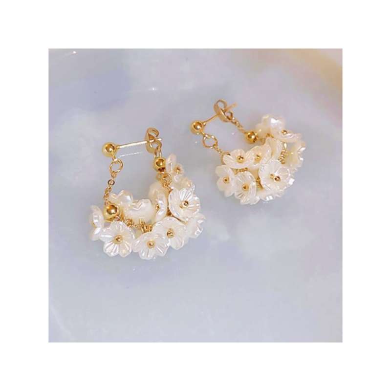 French Cluster Earrings