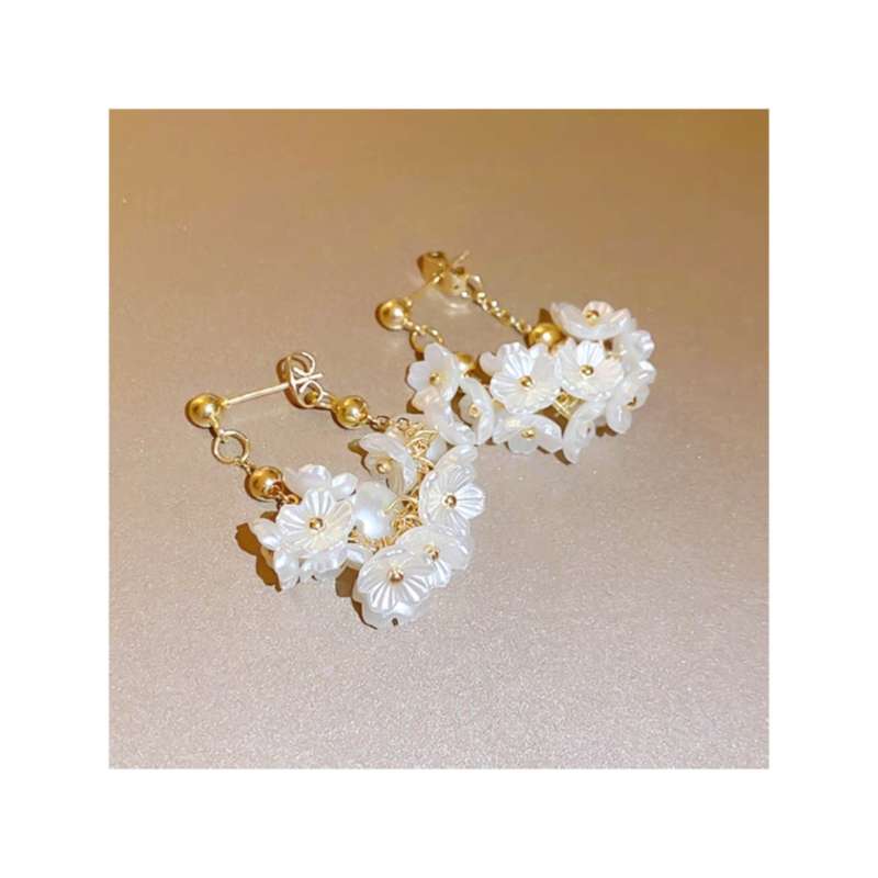 French Cluster Earrings