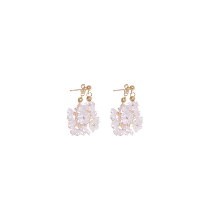 French Cluster Earrings