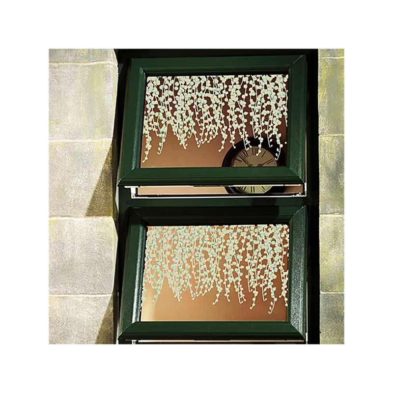 Flower vine shape static film window sticker
