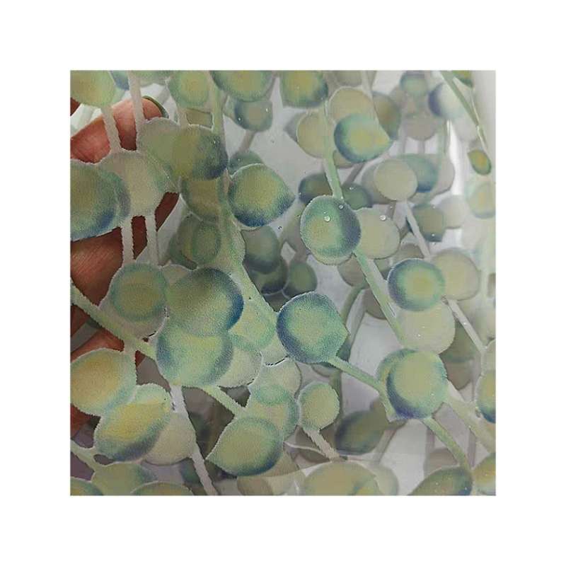 Flower vine shape static film window sticker