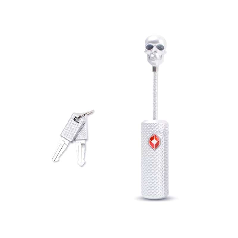 Skull shape anti-theft padlock