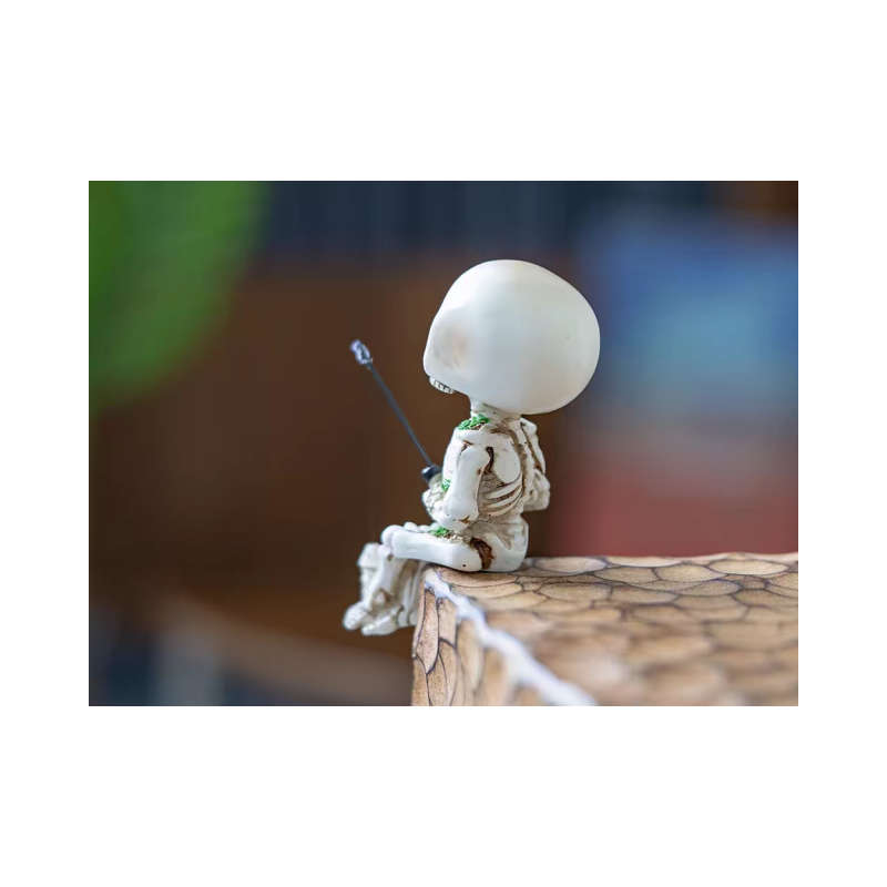 Fishing Skeleton Ornaments