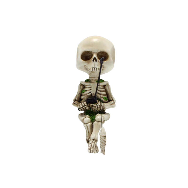 Fishing Skeleton Ornaments